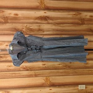 Modcloth Grey Shirt Dress About the Artist (belt not included)